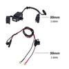 Universal Motorcycle Extension Power Adapter for Phone Tablet SAE To USB Charger Motorcycle Cellphone Charger