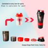 500ml Three-Layer Sports Shaker Cup - Protein, Milkshake, and Water Blender Bottle