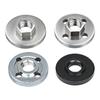 10pcs High Strength Alloy Grinder Flanges For 100mm Angled Grinders Rustproof Multiple Size Universal With Hex Nut Design