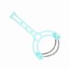 Portable Face Lips Hair Epilator Removal Plastic Spring Device Buty Tool (Green)