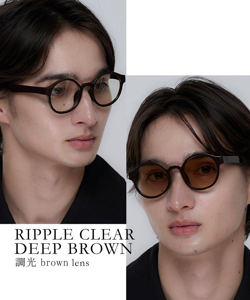 Okulary przeciwsłoneczne RIPPLE CLEAR brązowo-żółwiowe GRATIS [jugaad14] [Jugaad Fourteen] C.BRN8 123500021C.BRN8GRATIS