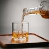 Transparent Household Whiskey Glass Simple Retro Heat-resistant Glass Snow Mountain Cup High-value Mountain Shape Wine Glass