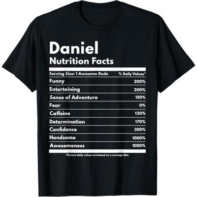 Daniel Gåva Näringsinnehåll Rolig Personlig Namn Daniel T-shirt