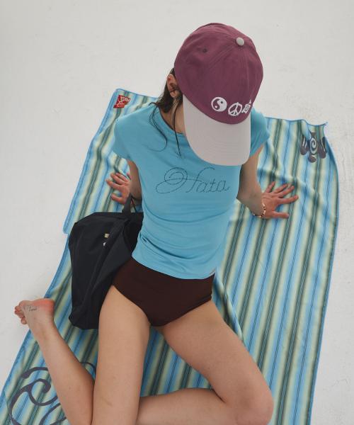 Hata Motif Color Block Cap_Vintage Purple
