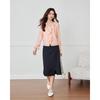 IEF Autumn Ruffled Long-Sleeve Commuter Blouse