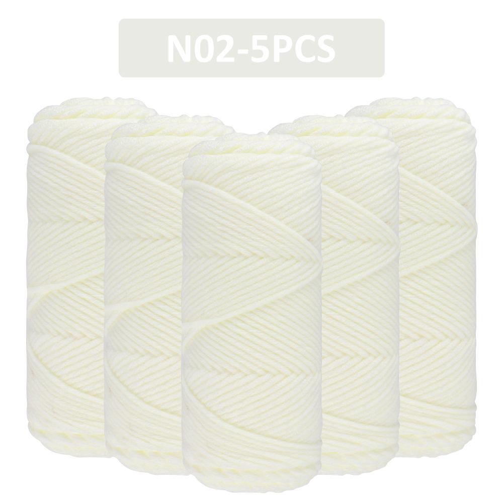 

5pcs DIY Yarn Set, Knitting Handicraft Yarn, Hand Weaving Creative Sweater, Blanket Yarn Supplies, Perfect DIY Yarn Thread