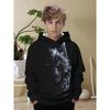 1. Casual Hoodie - Random Wolf Pattern Printed Four Seasons Comfortable, Machine Washable Regular Hoodie
