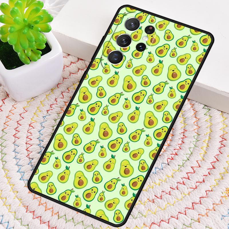 Funny Avocado Art Fruit Phone Case for Samsung Galaxy Note 10 Pro S26 Ultra S23 S24 FE S25 S21 S22 PLUS Shockproof Cove