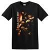 Fall Out Boys Band Porträt Grafik T-Shirt mit Retro Rockkonzert Kunststil Tee