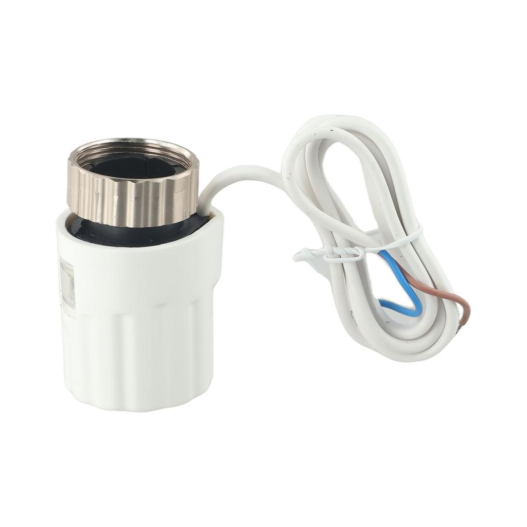 1 STK Elektrothermischer Stellantrieb Weiß AC230V M30*1,5mm Fußbodenheizung Heizkörper Wohnzimmer Renovierung DIY Zubehör