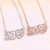 Sterling Silver 520 Heart Necklace for Women - 2025 Style Valentine's Day Gift for Girlfriend