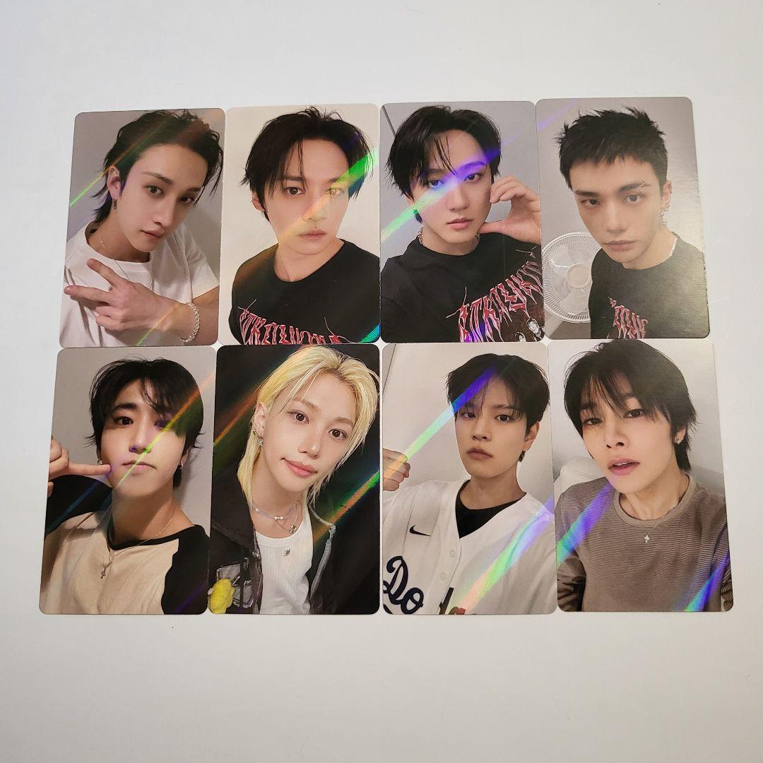 

[USED] stray kids KARMA HMV store bonus holographic trading cards complete set of 8
