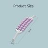 Curved Massage Roller Muscle Roller Ergonomic Guasha Massager Tool Non Slip Handle Curved Calf Roller for Lymphatic Drainage