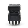 Master Driver Side Power Window Switch, Left Side. Compatible with OEM 1248204610. 1 Piece. Mercedes-Benz W124 W126 W201.