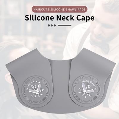 Silicone Neck Cape For Professional Salon Haircut Shoulder Pad Neck Shield Shawl Hair Dyeing Tool Barber Cape Accessories