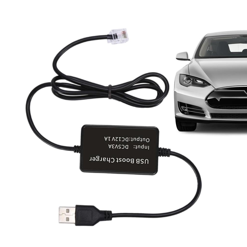 Radar Detector Cable - USB to Rj11 Plug Cable, USB to Rj11/DC 3.5 Replacement