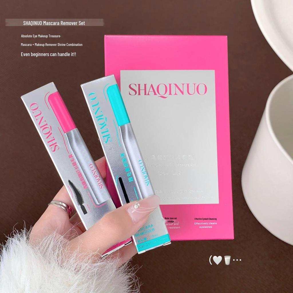SHAQINUO Lash Curler & Mascara Remover Set for Voluminous, Natural Lashes.