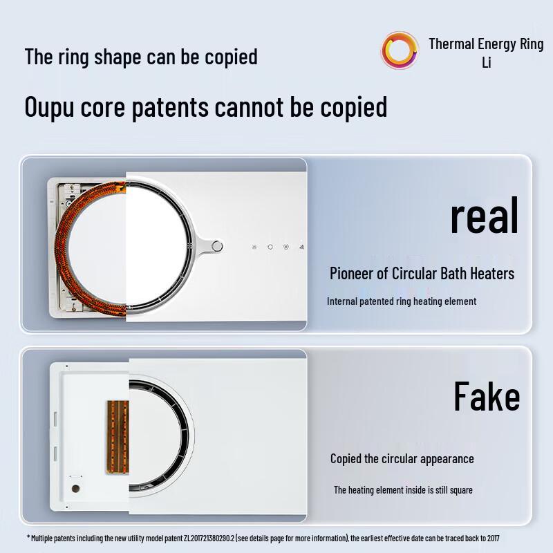 AUPU Smart Bathroom Heater and Ventilation Fan