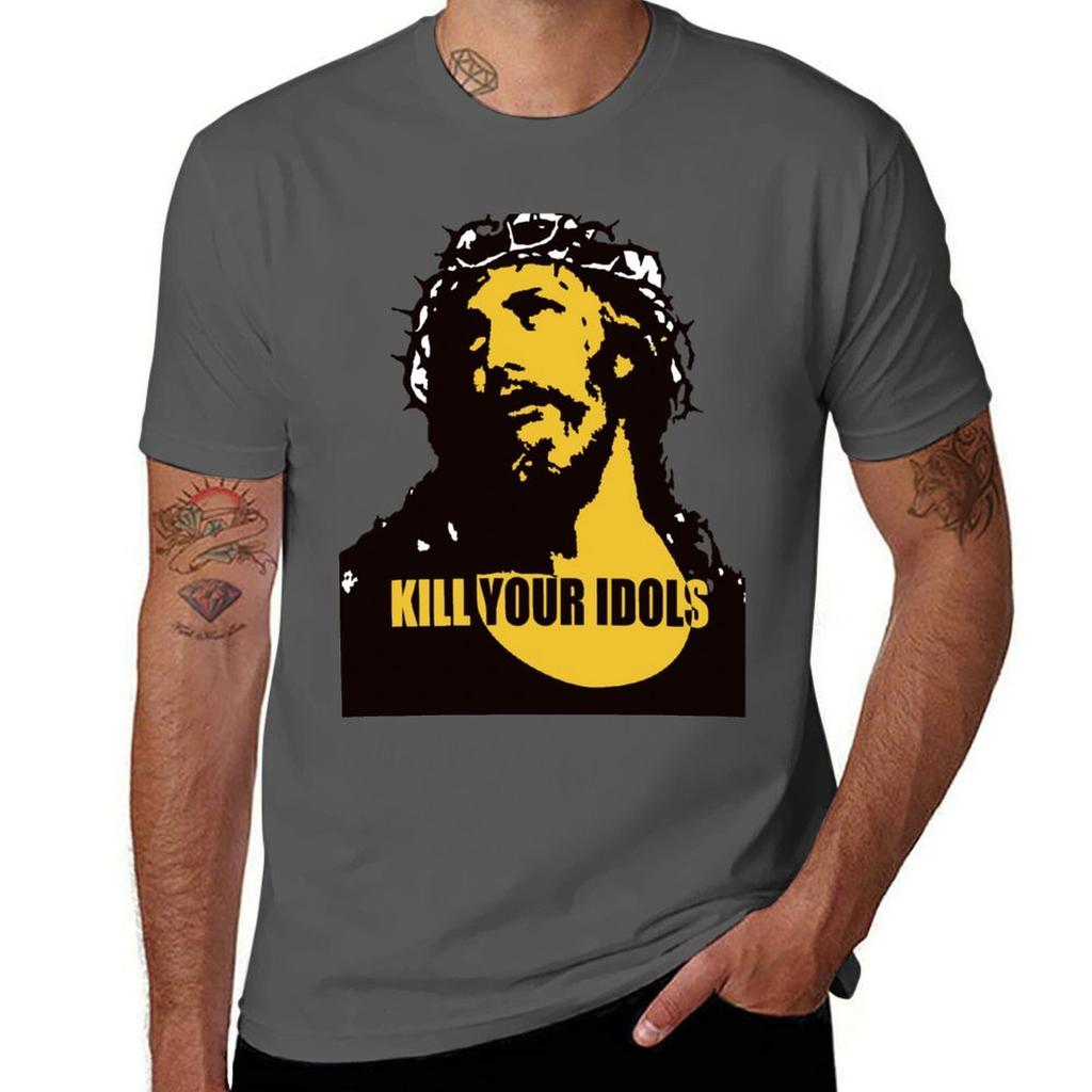 Kill Your Idols Guns Roses Tshirt T Shirt For Unisex 100 Percent Cotton T Shirts For Unisex Slim Fit Tshirt