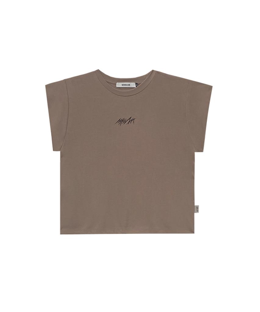 Meuameu Logo Basic Slim T-Shirt