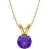 S925 Sterling Silver December Birthstone 12 Color Birthstone Necklace Women'S Pendant