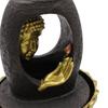 Tabletop Fountain 30cm Golden Buddha Vitarka Mudra