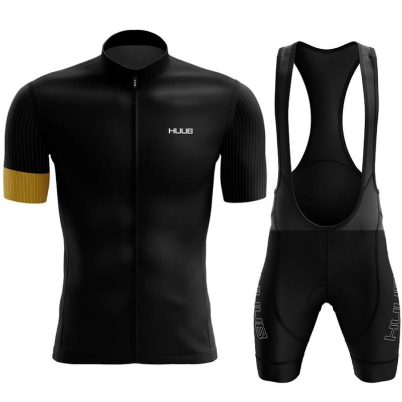 HUUB Mens Cycling Jersey Set Short Sleeve Quick Dry Breathable Mountain Road Bike Apparel