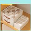 Fabric Foldable Storage Box With Dividers For Wardrobe Organization And Clothing Storage