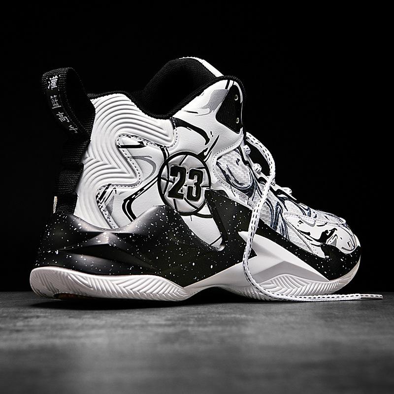 High-Top Basketball Shoes, Youth Cement Floor Actual Combat, High-End Basketball Shoes, Men'S And Women'S Non-Slip And Wear-Resistant Trendy Sports Sh