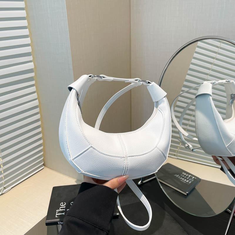 

Нишевая сумка женская большой вместимости новая летняя повседневная на плечо сумка-мессенджер для поездок на работу сумка-пельмень белый