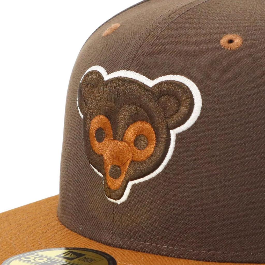 New Era 59FIFTY Side Patch MLB ONSPOTZ Special Edition CHC Walnut Size 7 5950 CHICUBCO WALNUT TOASTED PNT Two-Tone