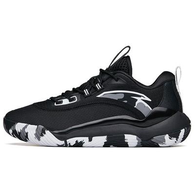 Zapatillas de Baloncesto de Rendimiento de Caña Baja Zapatillas Hombre Negro 112141643S-3