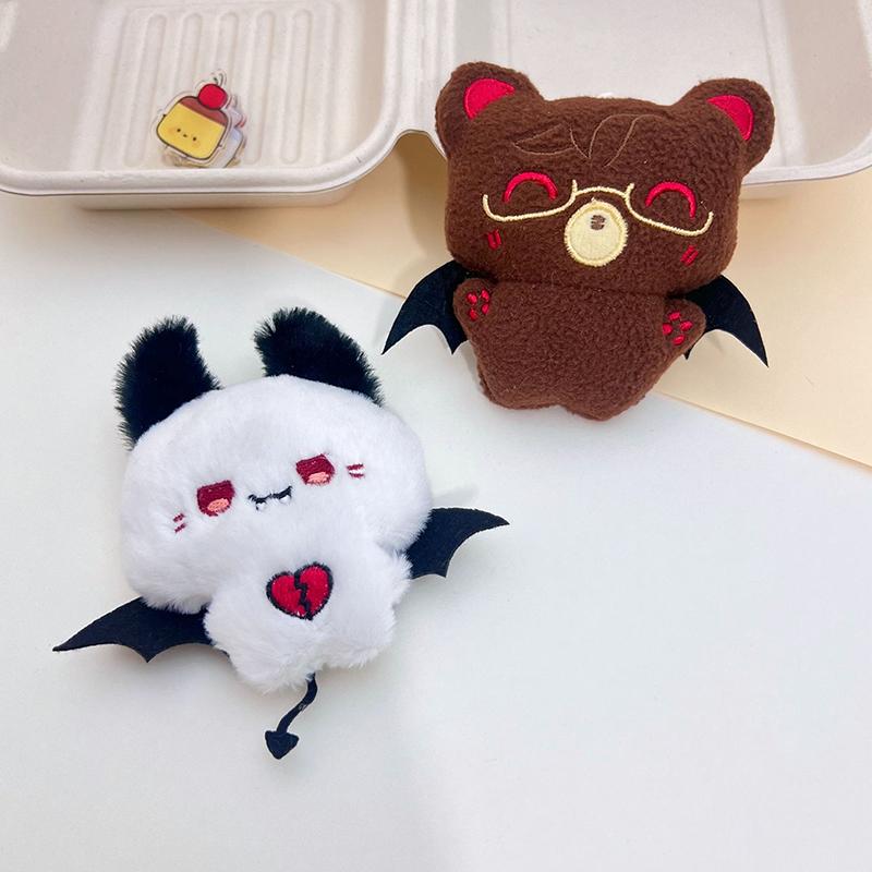 Creative Halloween Ghost Plush Doll Pendant Soft Stuffed Toys Specter Keychain Doll Halloween Room Decor Gifts