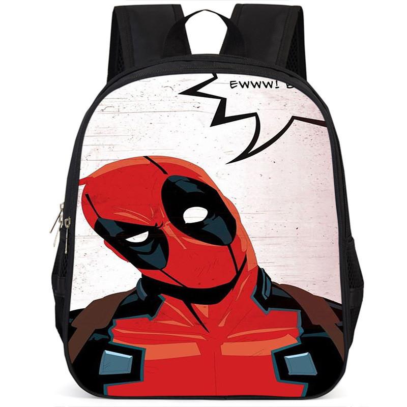 Spacious 15 Inch Deadpool Backpack For Boys And Girls With Large Capacity Design