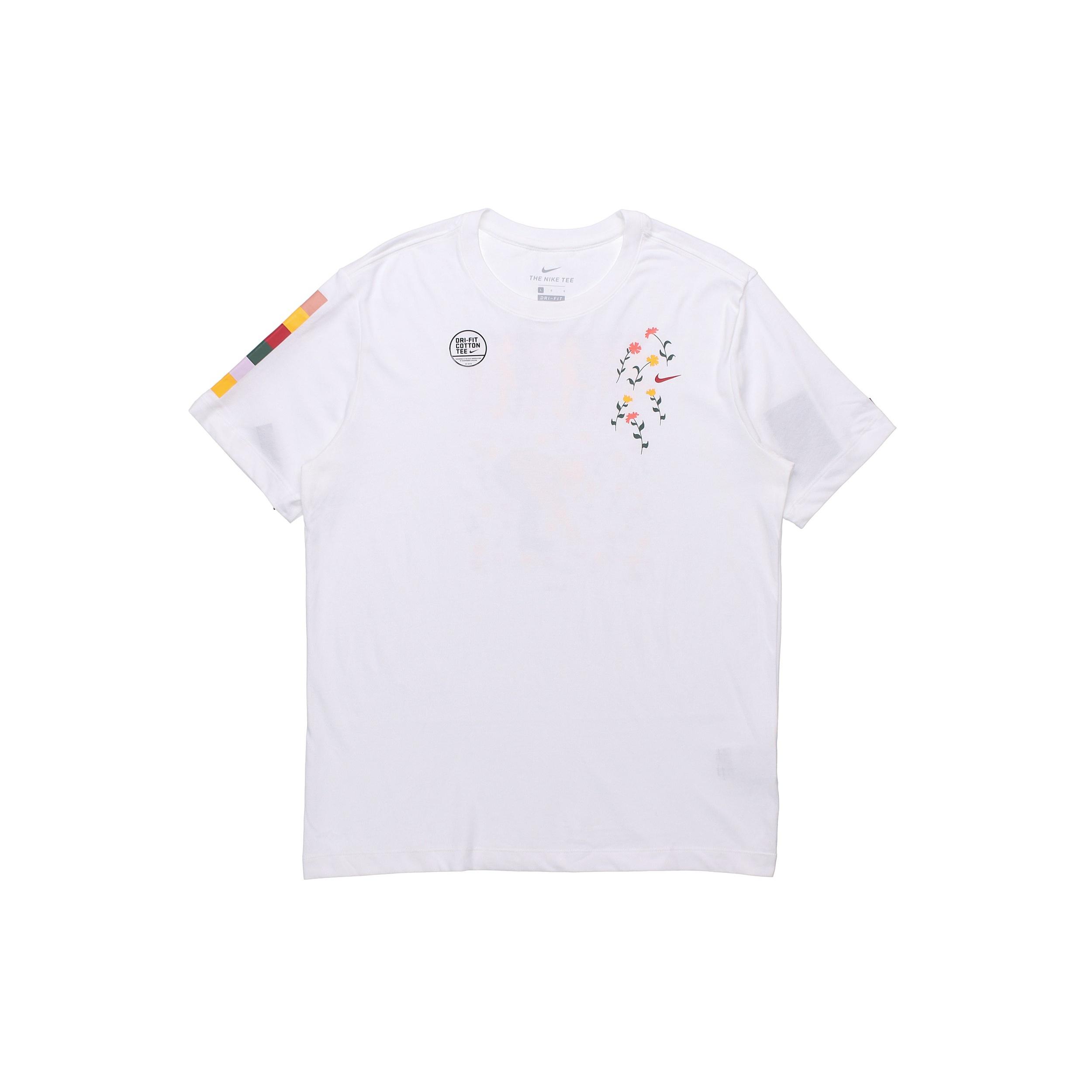 Nike Dry-Fit Funny Printing Short Sleeve White Men s CT3845-100 L