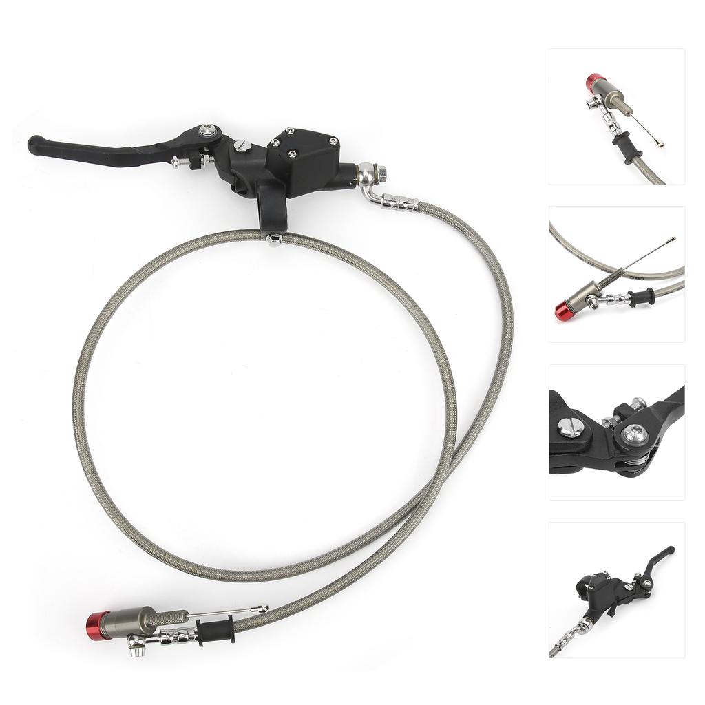 78in Hydraulic Clutch Brake Lever with 47.2in Cable for 125cc 150cc 180cc 200cc 250cc Off Road