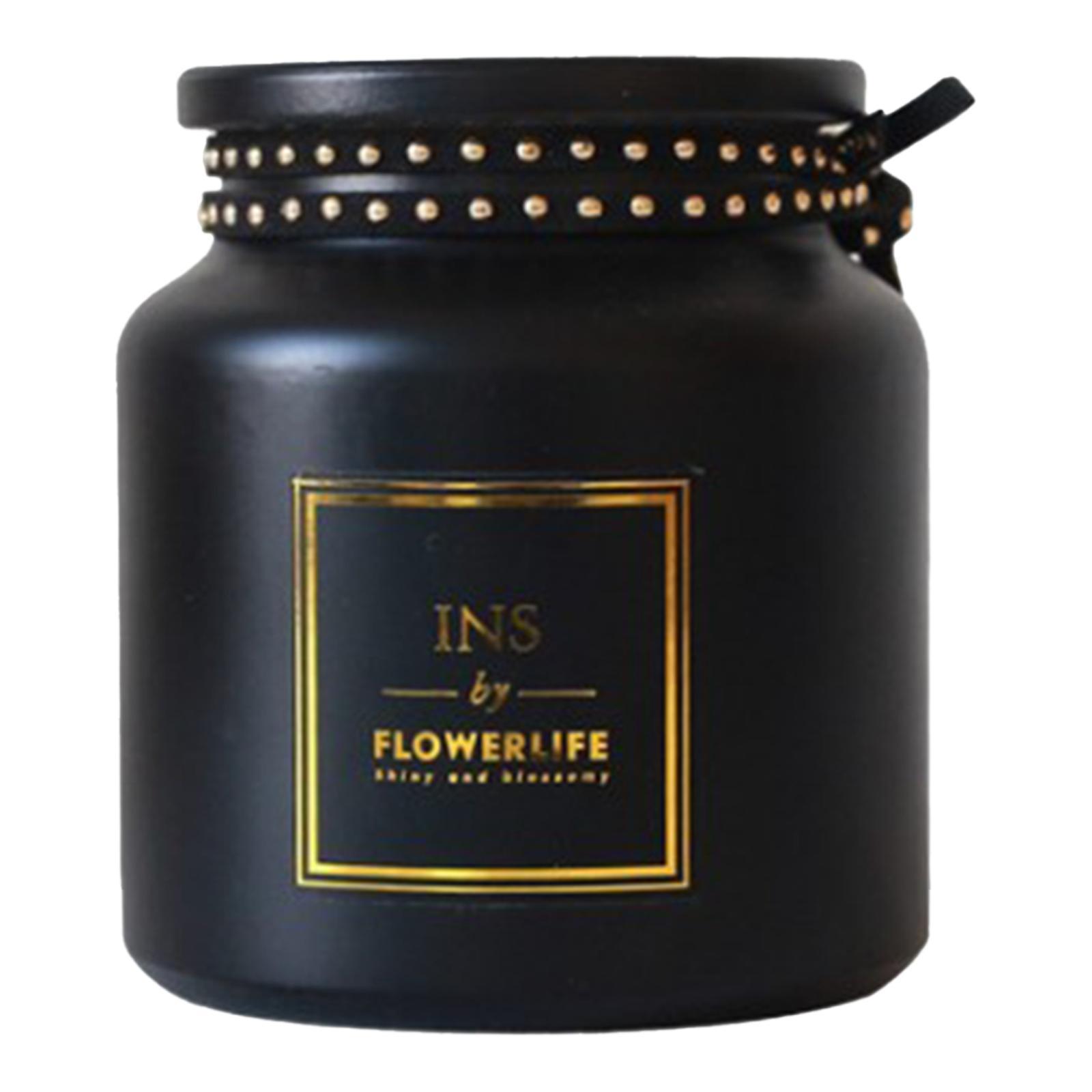 Flower Vase for Dried Flowers Floral Arrangement Living Room Desk Glass Vase