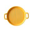 Ins Nordic Plate Personality Home Hotel Restaurant Dish Plate Ceramic Binaural Baking Plate Pizza Plate Fruit Plate Tray