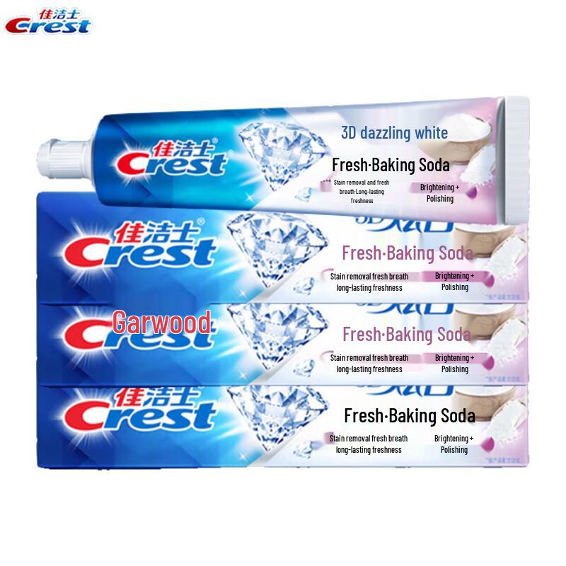 Crest 3D White Stain Removal & Fresh Breath Toothpaste