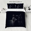 3pcs Bedding Set Black Cat 3D Printed Cozy Soft Duvet Cover King Queen Twin Size Birthday Gift for Home Adult Bedroom Decoration