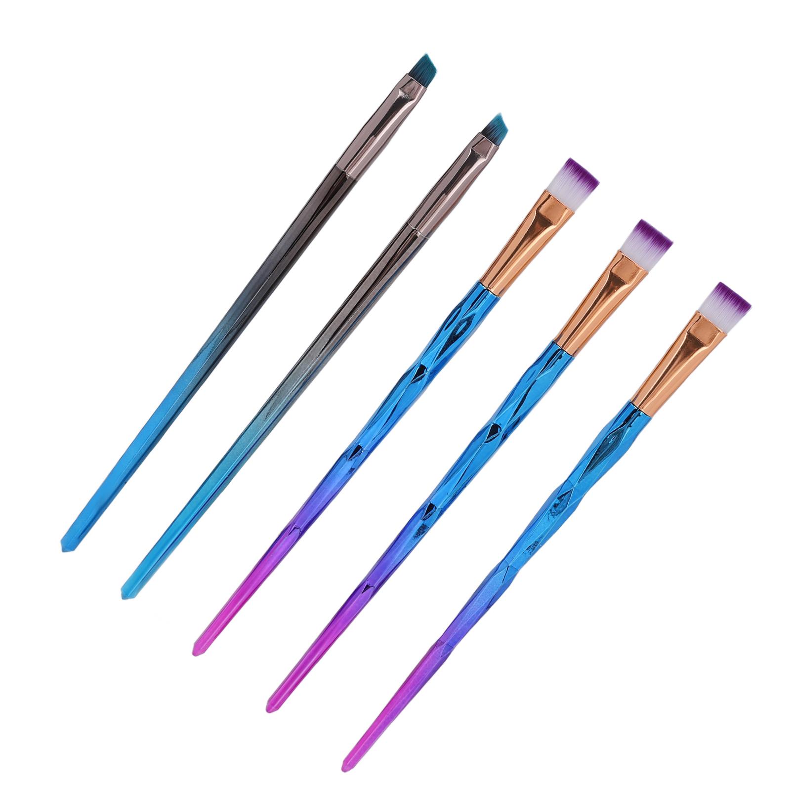 

5pcs Nail Art Brushes Set Professional Home Salon Novice DIY Nail Painting Brush for Nail Extension