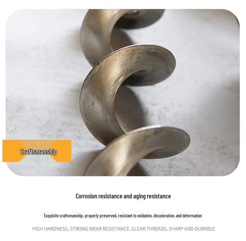 Componente de Transportador Helicoidal Alimentador de Parafuso com Hélice de Aço Inoxidável 304