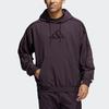 adidas Bluza z kapturem dzianinowa z logo Jamesa Hardena Męska Bluza z kapturem Fioletowa FR5737