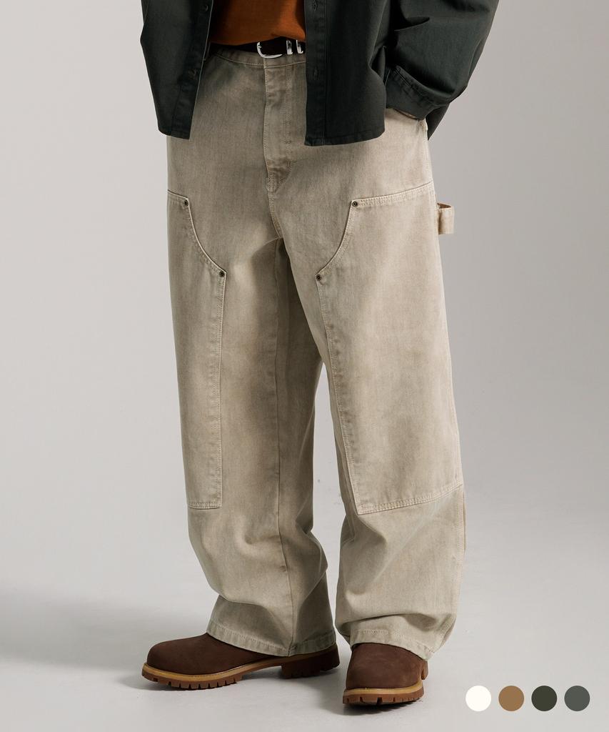 PERSTEP Deft Dying Carpenter Pants Sand Julp4662