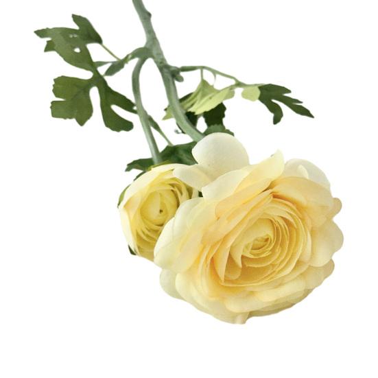Artificial Peony Flower Realistic with 1 Bloom Faux Silk Flower And 1 Bud шампанского