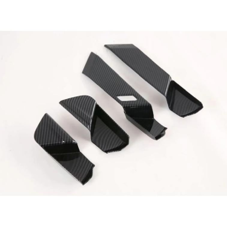 4 Car interior handle decorative strip carbon fiber For Mazda CX-30 -2024