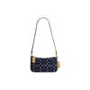 COACH Penn Iconic Denim Hobo Bag Shoulder Bag Small Women's Blue CR688-B4BL