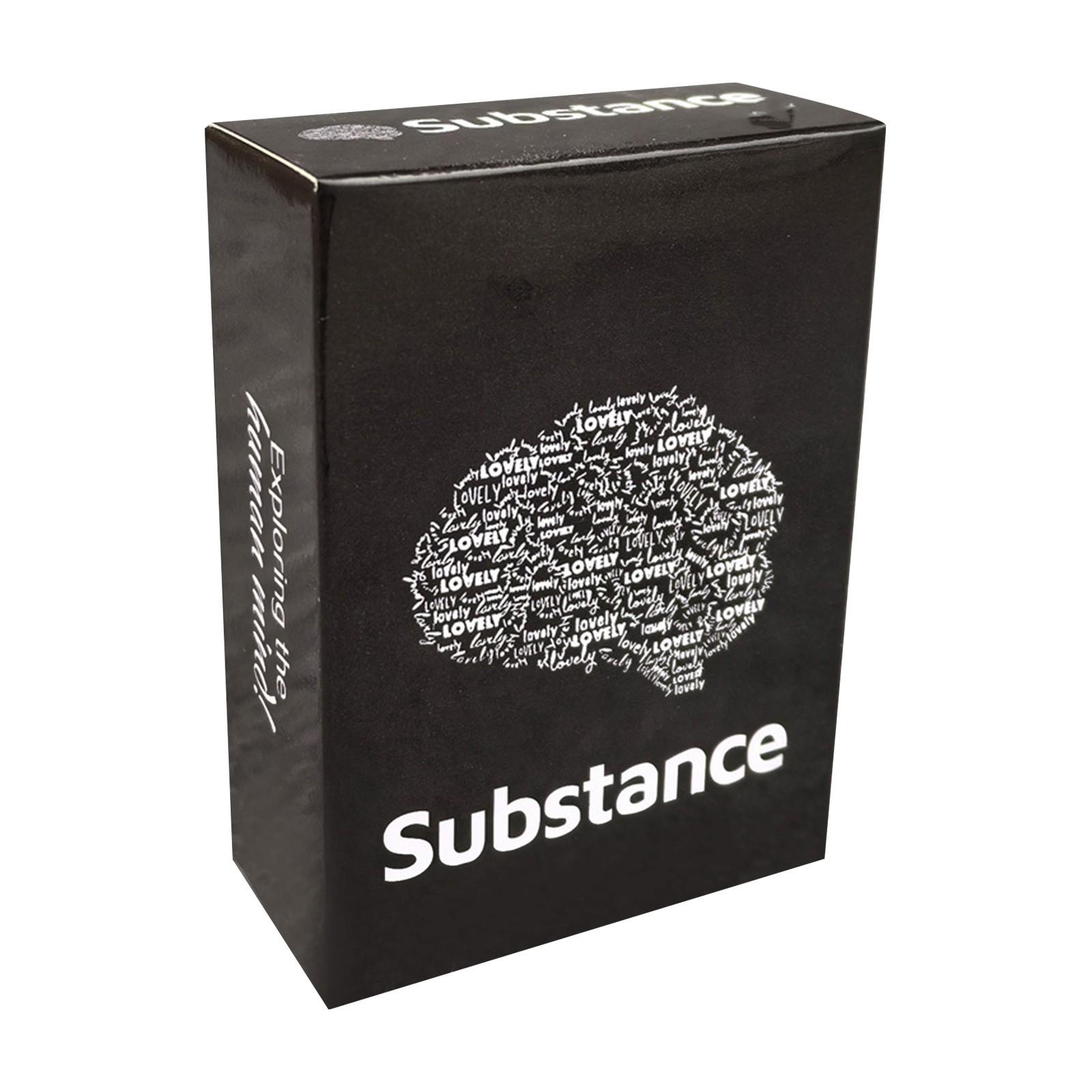 

Substance Card Game Box Set Family Party Entertainment Word Association Game for Group Social Interaction Play