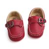 2024 New Baby Shoes PU Leather Boy Girl Shoes Casual Classical Non-slip Soft-sole Infant Toddler First Walkers Baptism Shoes
