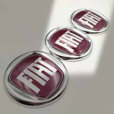 1 SZTUKA Emblemat FIAT Samochód Grill przedni Tylny zderzak Tylne drzwi Bagażnik Emblemat 63mm 85mm 90mm 95mm 100mm 120mm 9cm 12cm 8.5cm 9.5cm 10cm